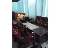 thanh lý bộ salon gỗ 